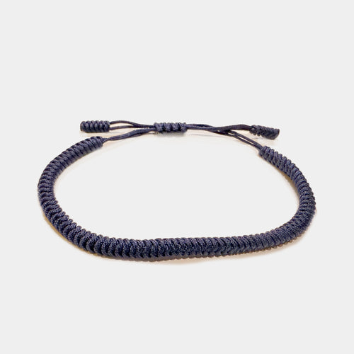 Blaues Knotenarmband