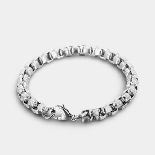 Edelstahl Gliederarmband 