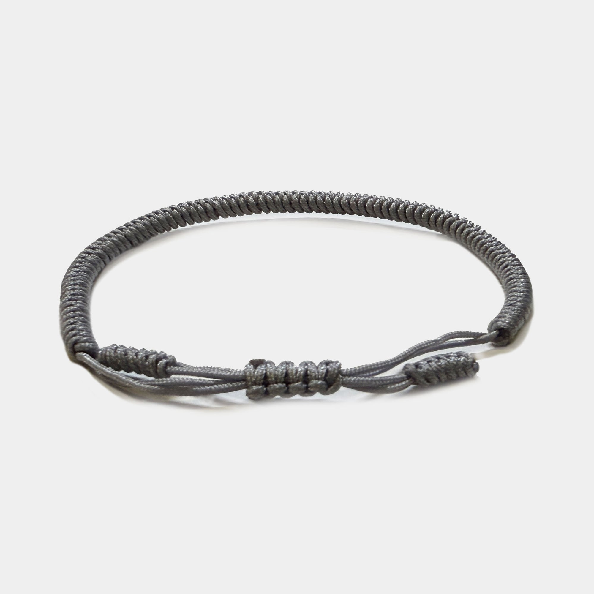 Graues Knotenarmband