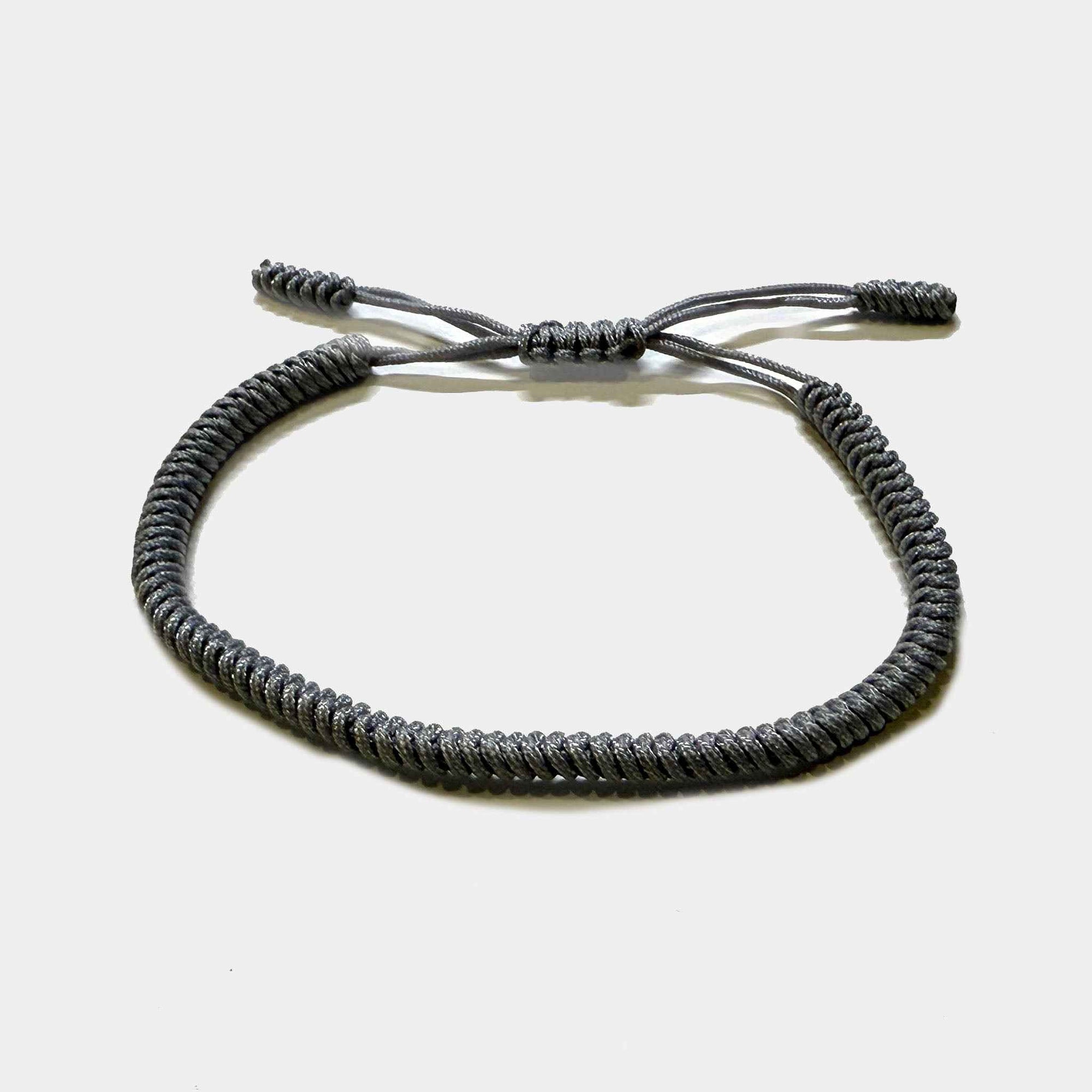 Graues Knotenarmband