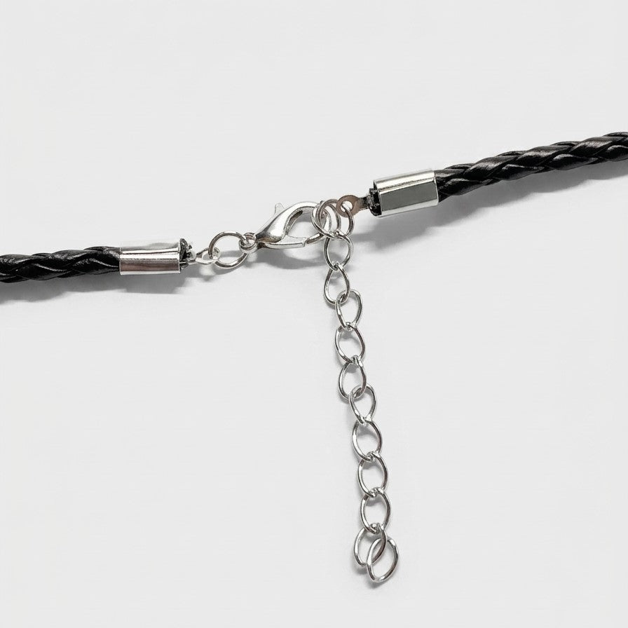 Thors Axt Schwarze Leder Halskette