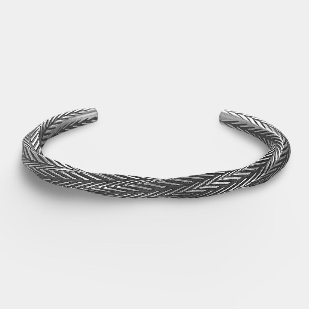 edelstahl Armreifen nordisch