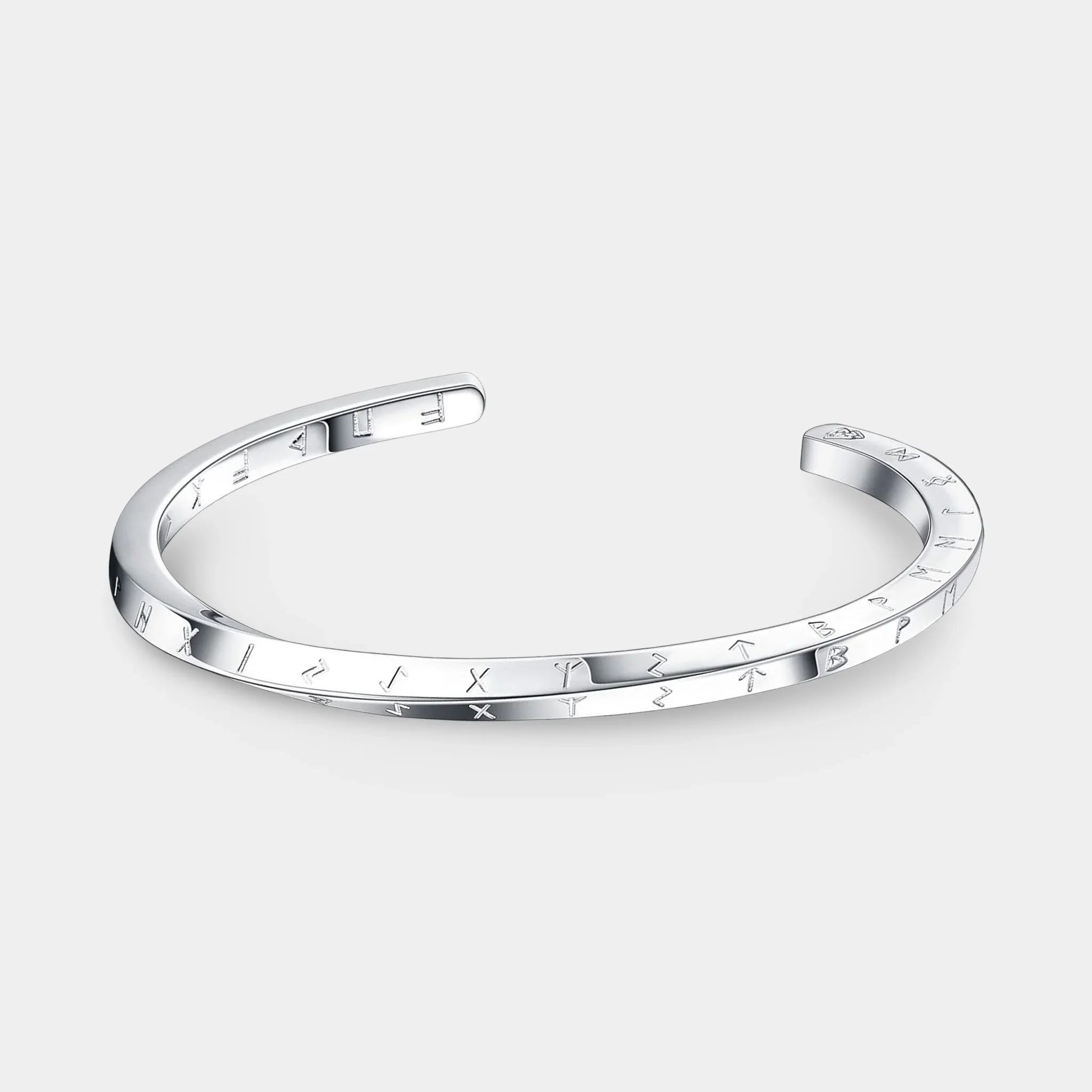 Vikinger Amreif mit Runen Silber - ManTrend