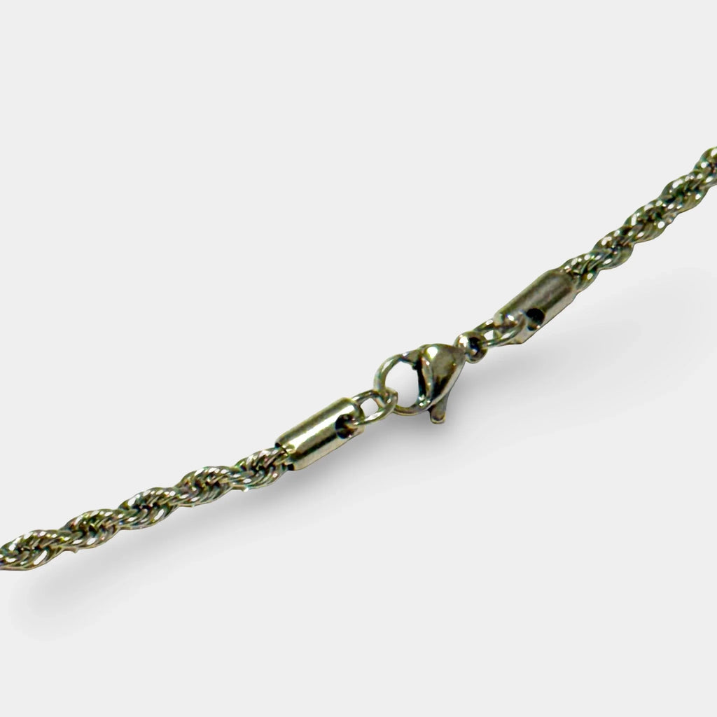 Silberfarbene Halskette 3mm - ManTrend