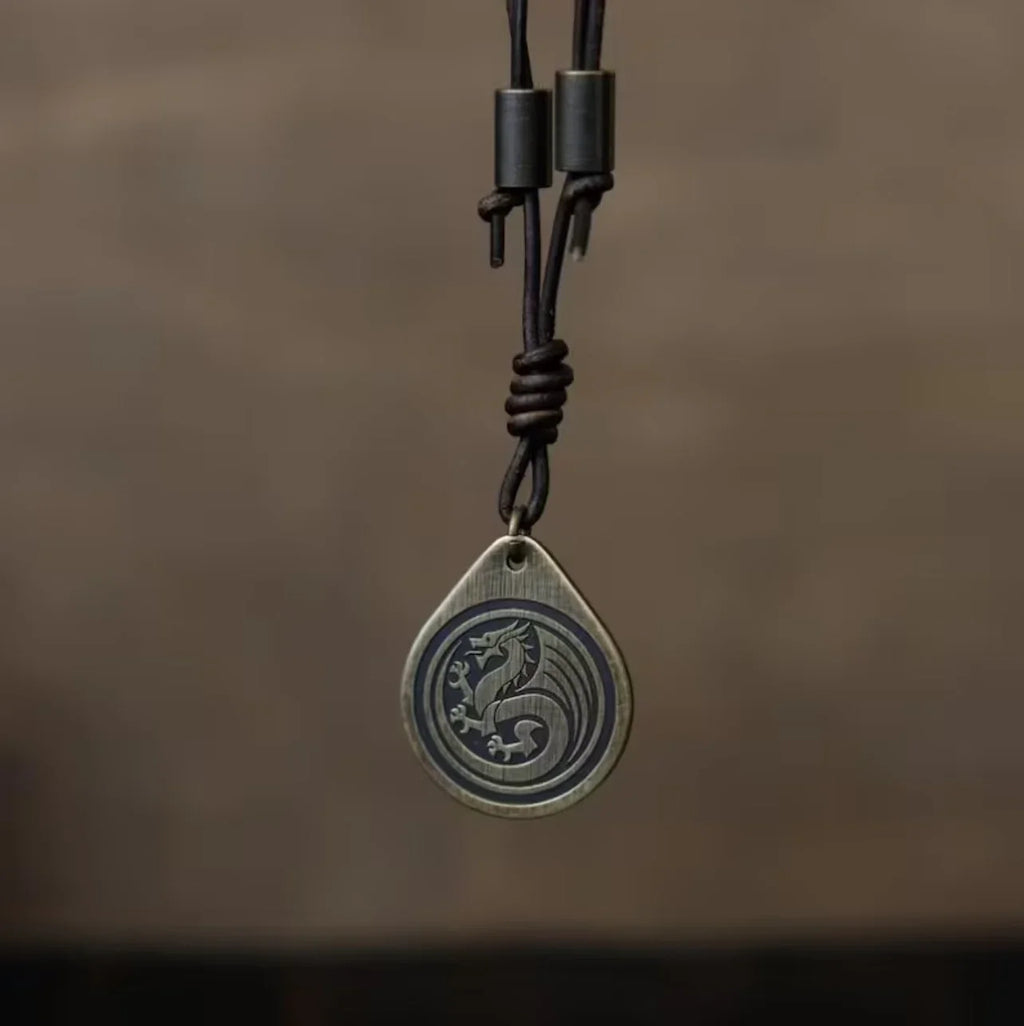 Drachen-Amulett Halskette - ManTrend