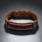 Braunes Lederarmband - ManTrend