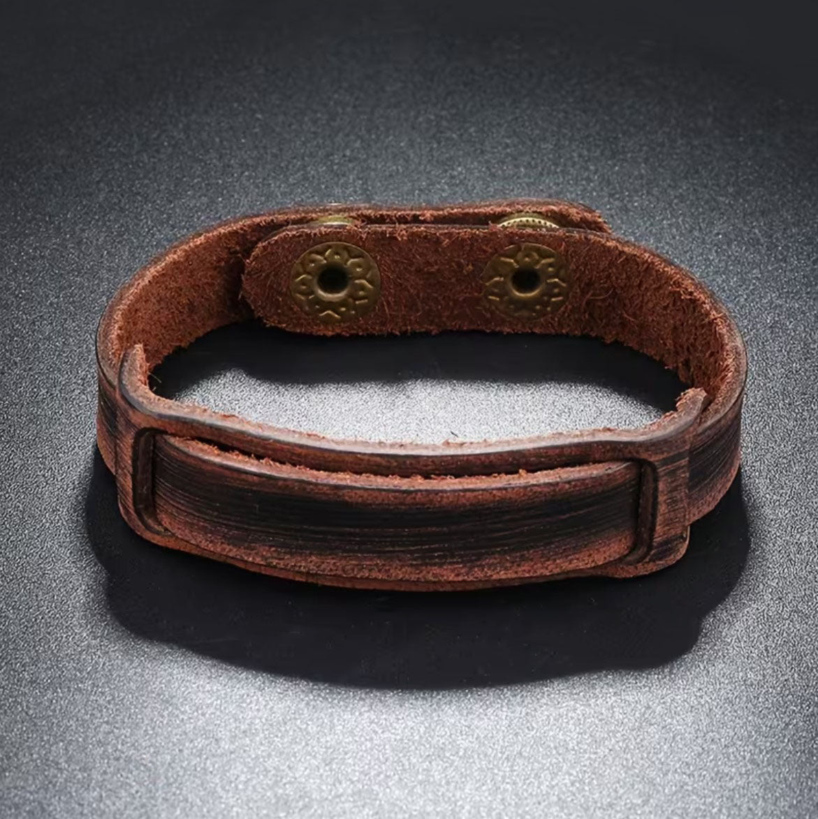 Braunes Lederarmband - ManTrend