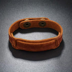 Hellbraunes Lederarmband - ManTrend