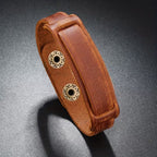 Hellbraunes Lederarmband - ManTrend