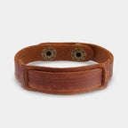 Hellbraunes Lederarmband - ManTrend