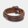 Vintage Lederarmband in braun - ManTrend