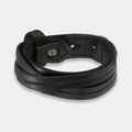 Vintage Lederarmband in schwarz - ManTrend