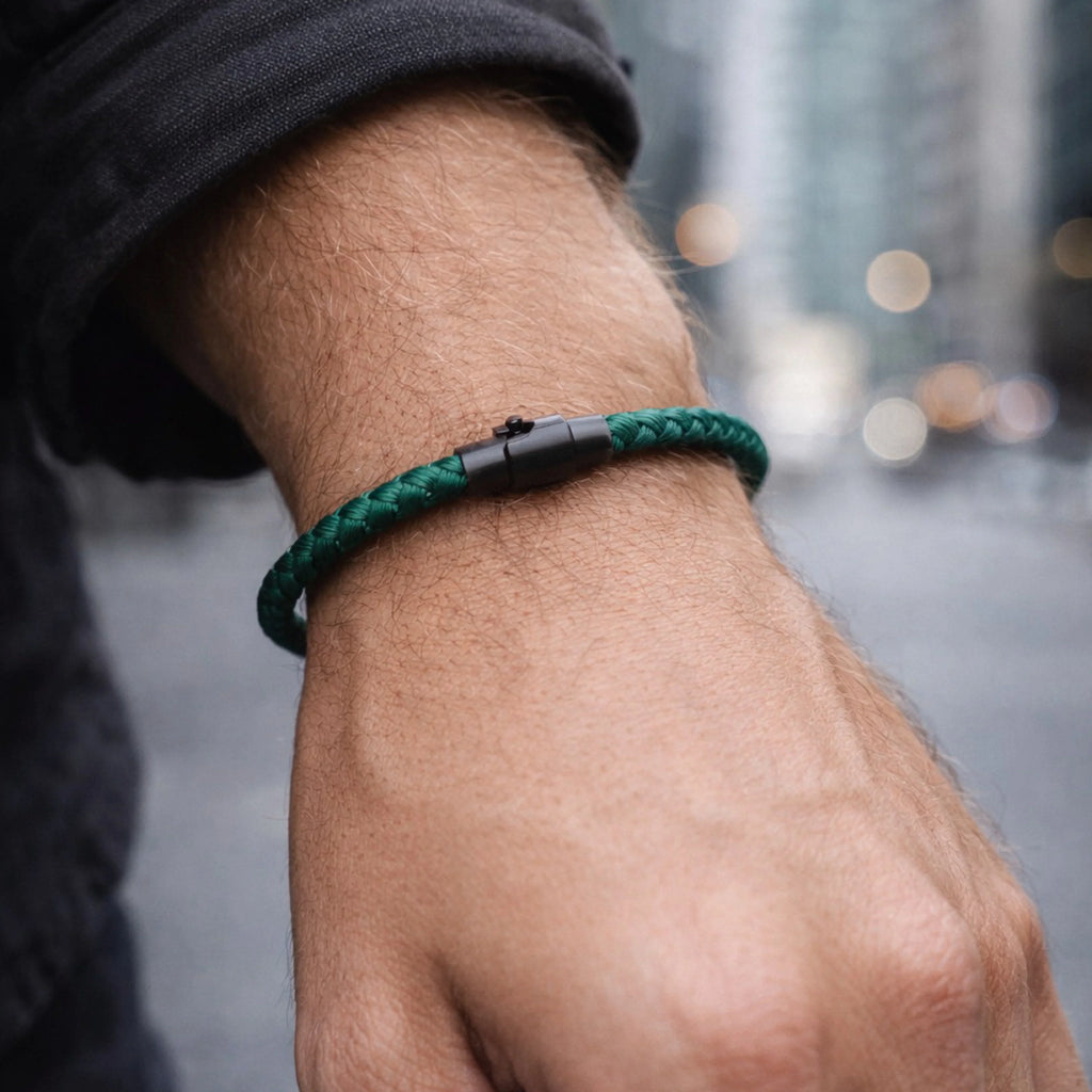 Nylonarmband Grün - ManTrend
