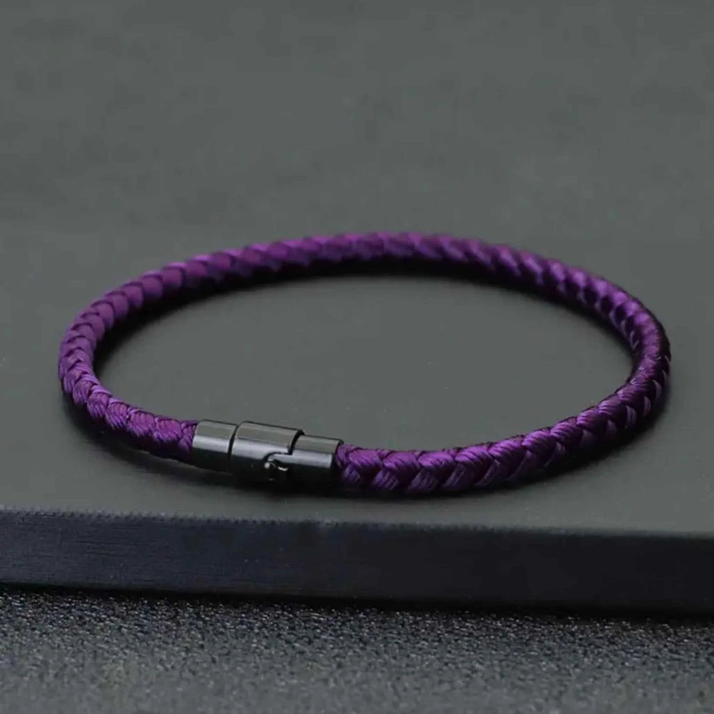 Nylonarmband Lila - ManTrend