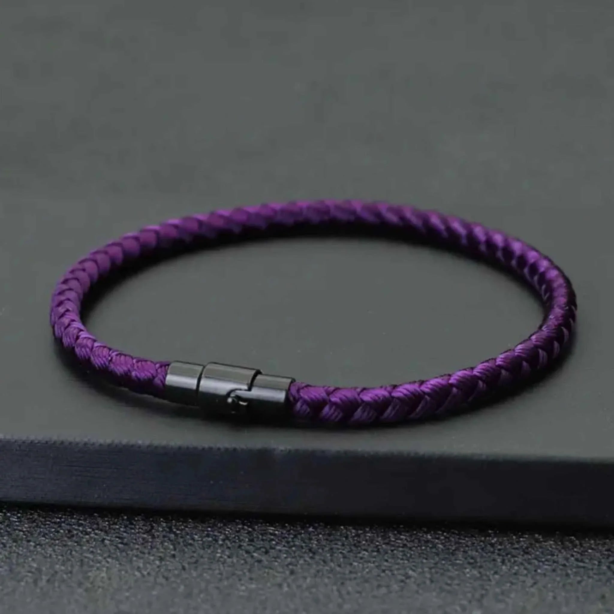 Nylonarmband Lila - ManTrend