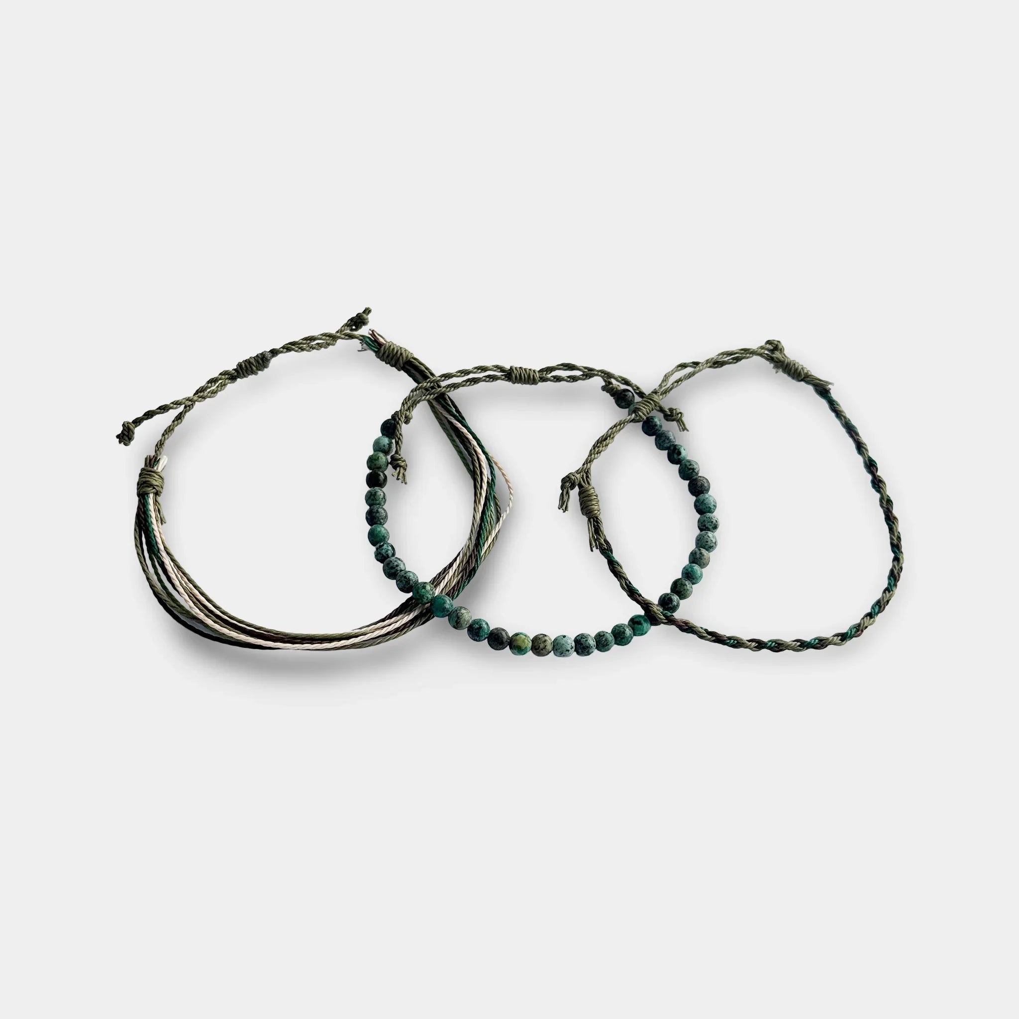 Green Harmony Armband-Set - ManTrend