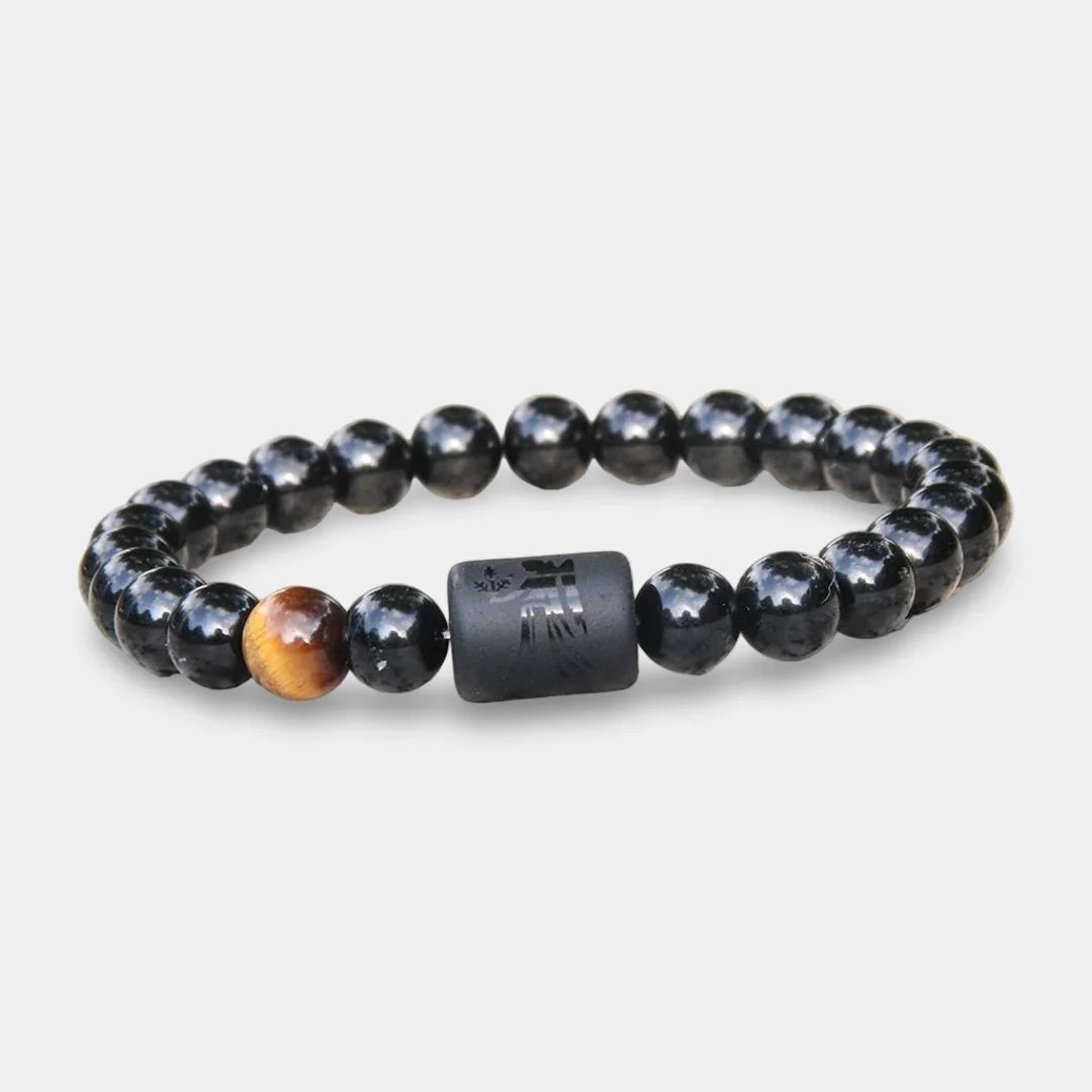 Onyx Armband mit Sternzeichen - ManTrend