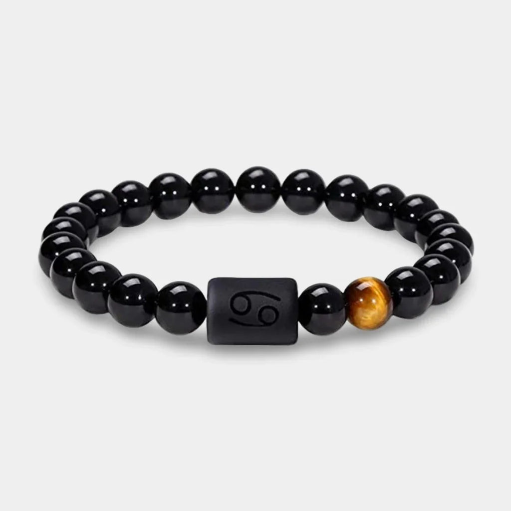 Onyx Armband mit Sternzeichen - ManTrend