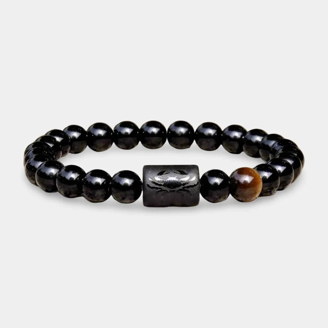 Onyx Armband mit Sternzeichen - ManTrend