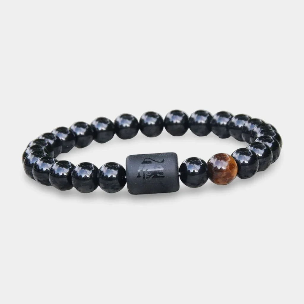 Onyx Armband mit Sternzeichen - ManTrend