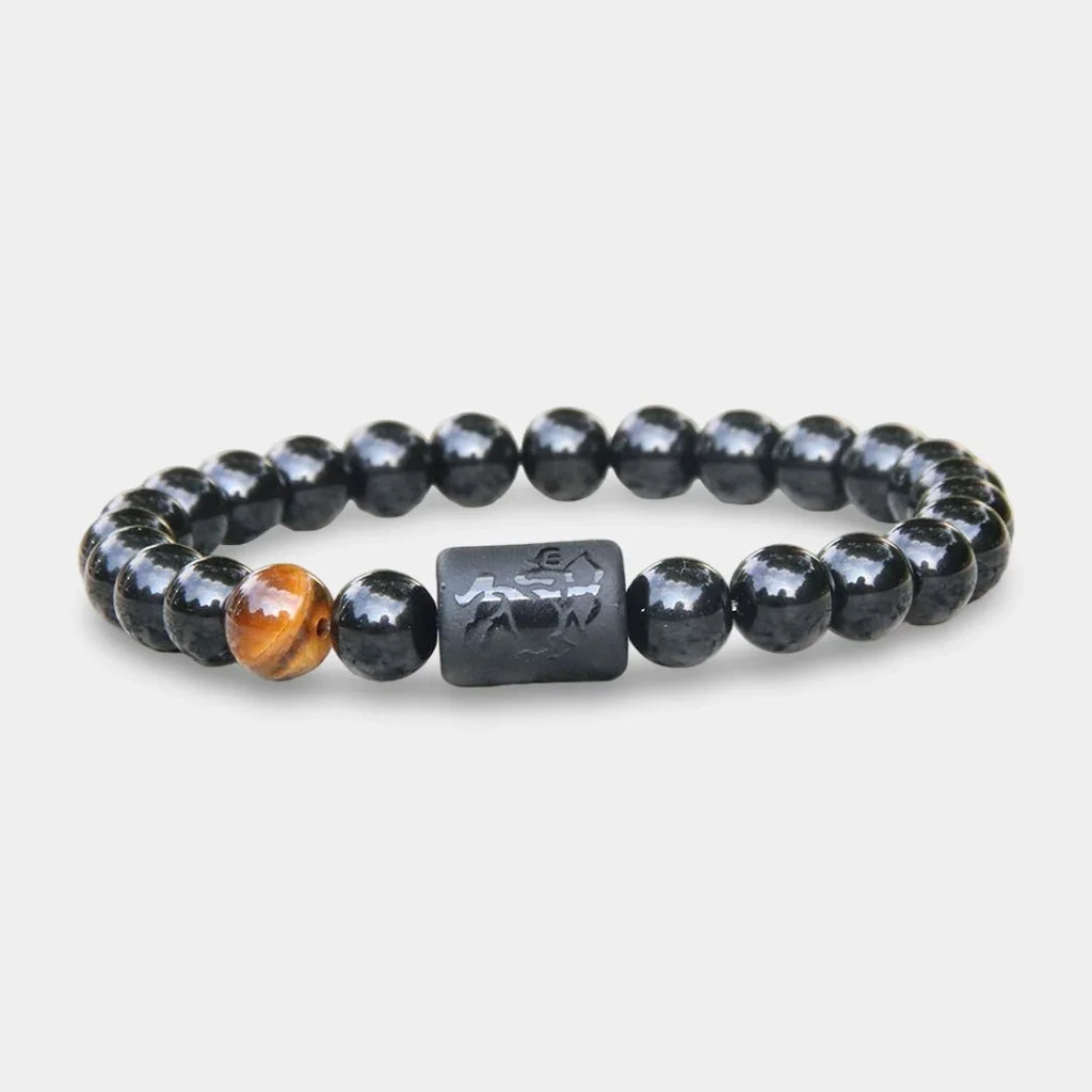 Onyx Armband mit Sternzeichen - ManTrend
