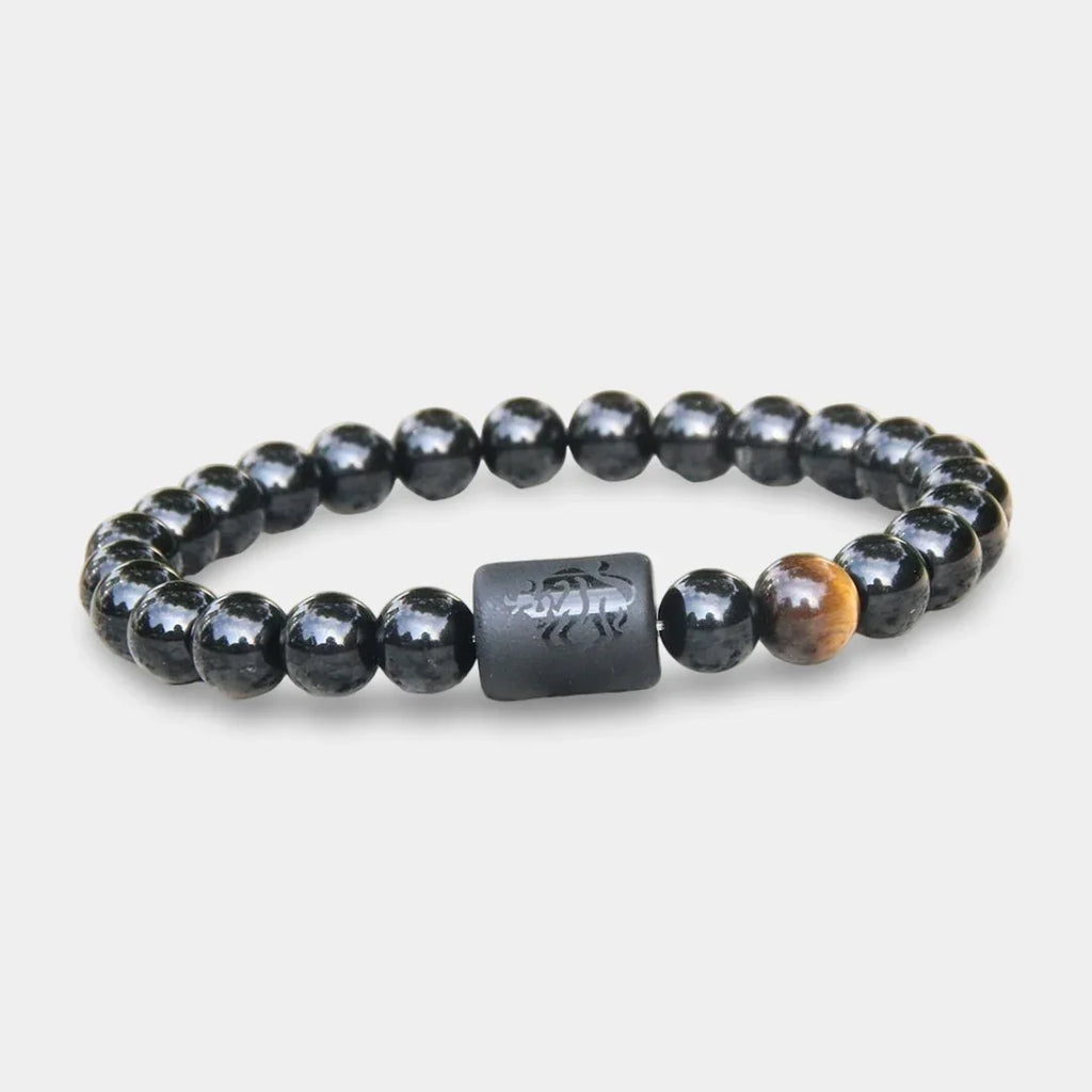 Onyx Armband mit Sternzeichen - ManTrend