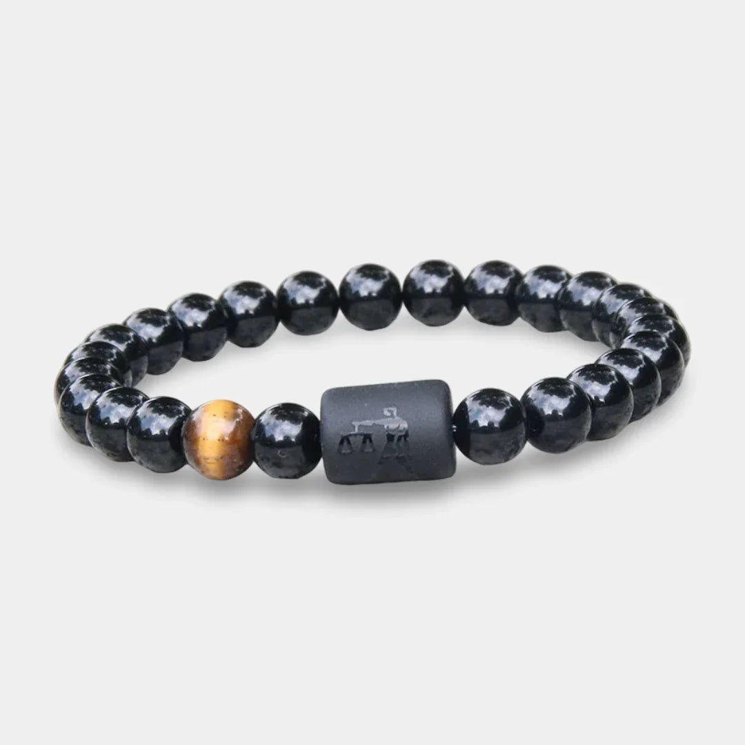 Onyx Armband mit Sternzeichen - ManTrend