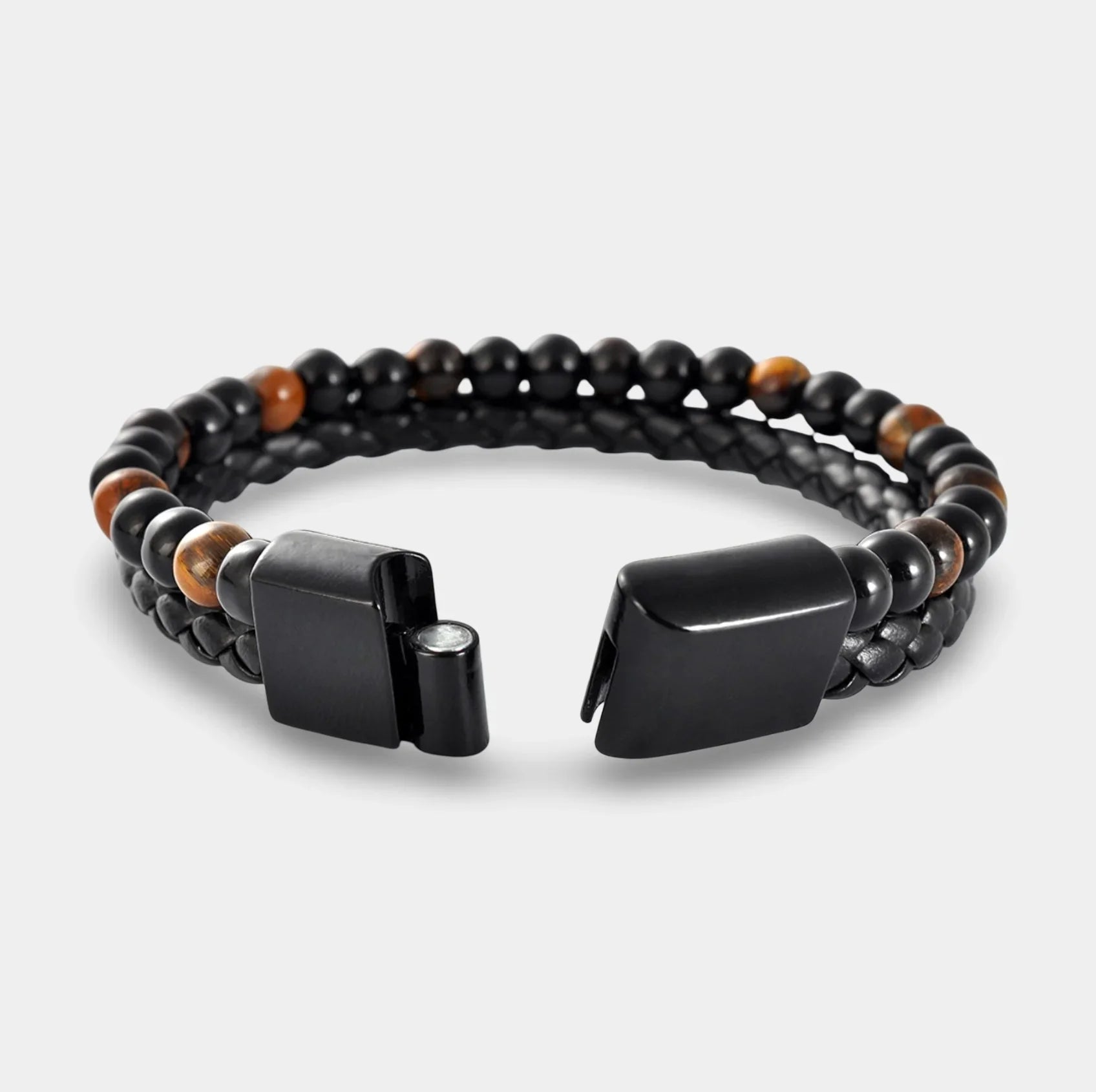 Lederarmband Tigerauge Gelb - ManTrend